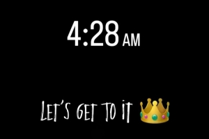 早起的鸟儿有虫吃詹姆斯晒凌晨4点28起床训练:让我们加油练